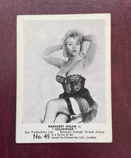 SOMPORTEX-1965-RARE ‘JAMES BOND FILM SCENES’ CARD-# 45 (GOLDFINGER) ~ EXC