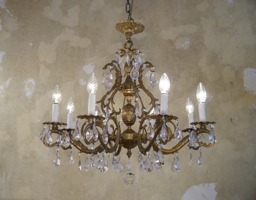 French antique chandelier - french,