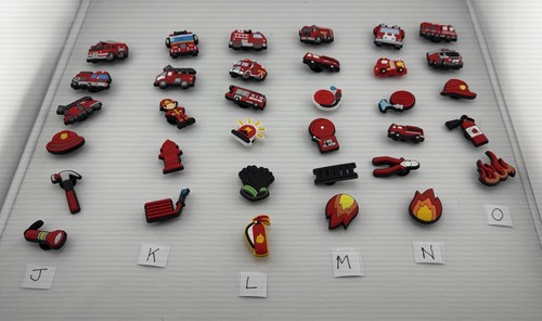 Fireman charms for croc style - charms,