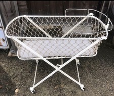 Victorian folding cot wrought - folding,