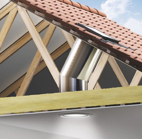 Velux rigid sun tunnel 7m - sun, 1.7m