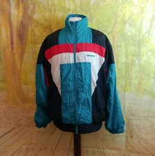 adidas Firebird D8 F192 1980's blue full zip Shellsuit Jacket. UK men's size XL