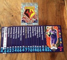 2016-2017  MATCH ATTAX  19 X WATFORD  CARDS FULL SET