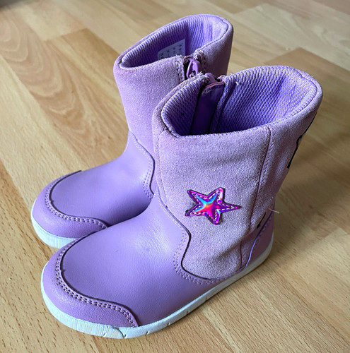 Clark girls purple suede - girls,