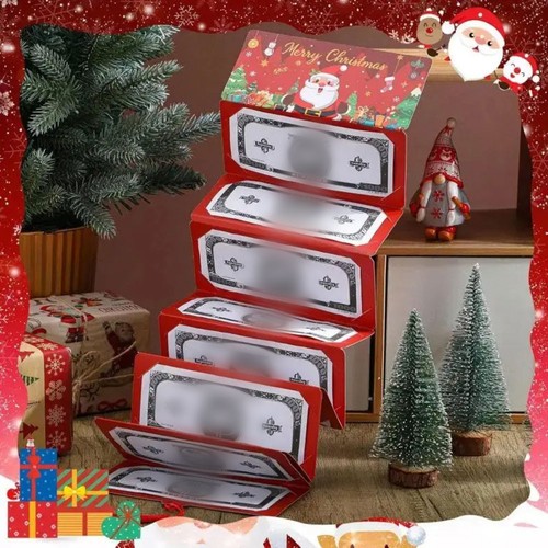 Christmas card holder with - with, ten