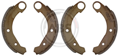 Rear brake shoe set s - brake, a.b.s
