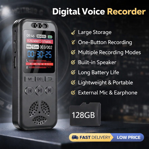 128gb 64gb digital - 128gb/64gb, voice