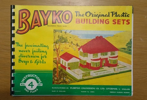 Bayko instruction booklet - bayko,