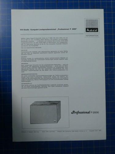 Heco compact speakers - compact,