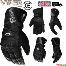 Motorcycle Thermal Leather CE Approved Gloves Knuckle Textile Sport Riding Glove