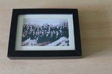 HMS HOOD CREW FRAMED PICTURE - ROYAL NAVY BATTLE CRUISER