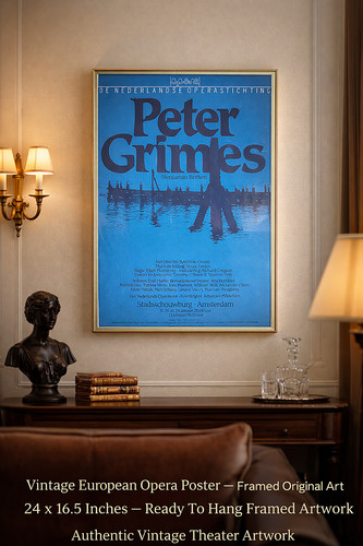 Vintage original opera - , poster