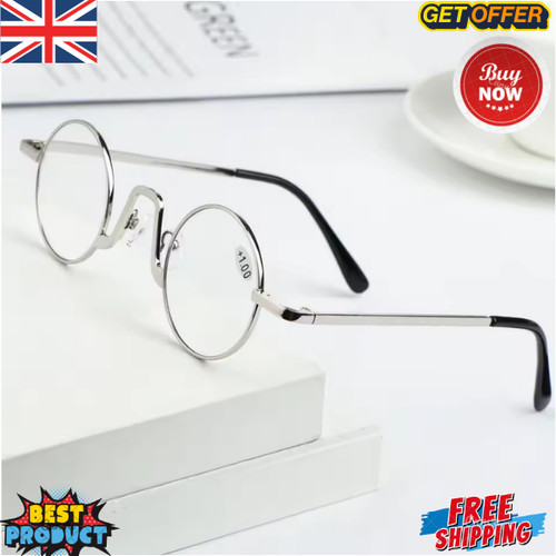 Retro small frame glasses - retro, men