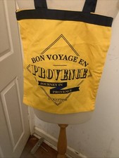 L’OCCITANE En PROVENCE Yellow Cotton Tote Bag Unused Retired Design