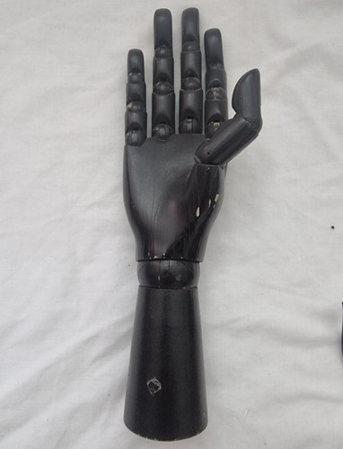 Black wooden articulated - wooden,