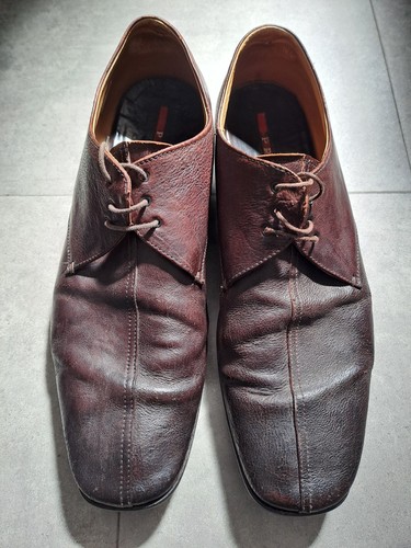 Prada men brown shoes - men's,