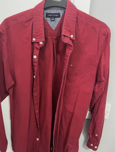 Mens tommy hilfiger shirt - mens, red