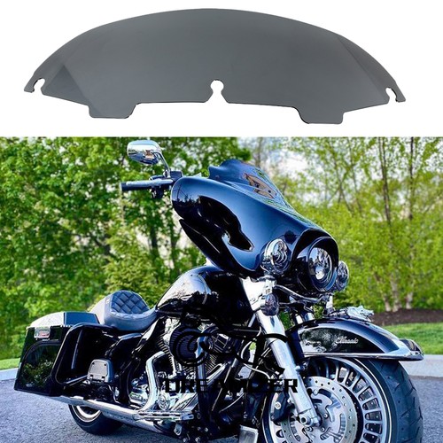 Smoked wave windshield - 4",