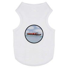 'Red Canal Boat Motif' Pet Dog