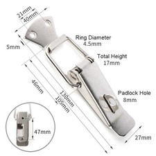 Stainless Steel Spring Loaded