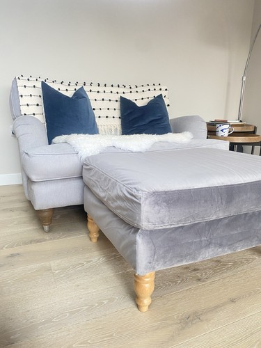 Karlstad ikea footstool cover - karlstad,
