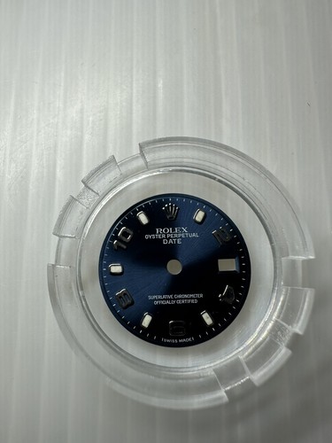 Ladies rolex blue 18k oyster - 18k,