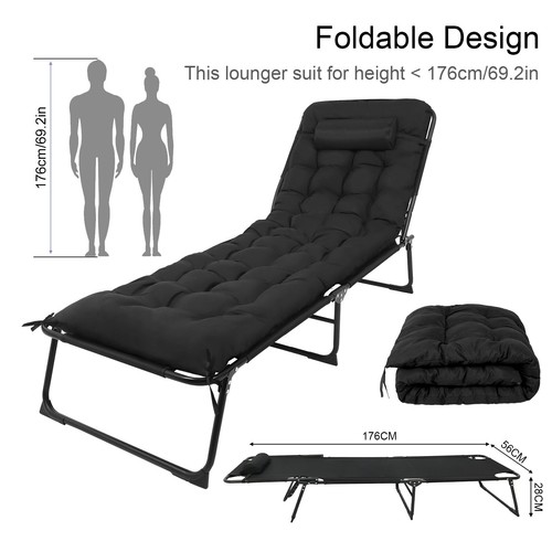 Reclining sun lounger garden - lounger,