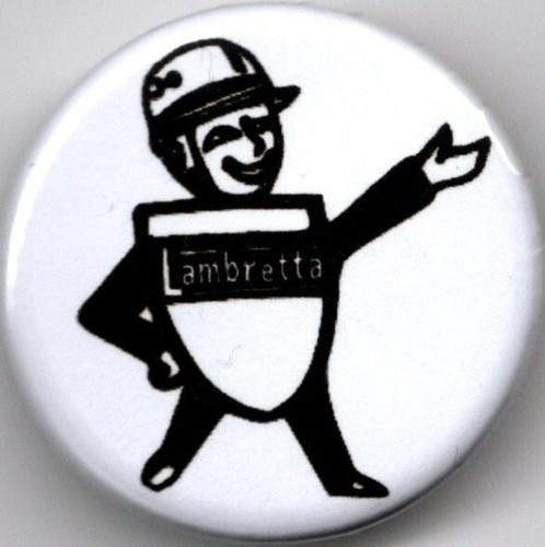 Lambrettaman pin button - lambrettaman,