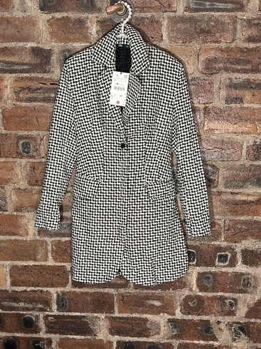 Zara black white houndstooth - zara, black/white