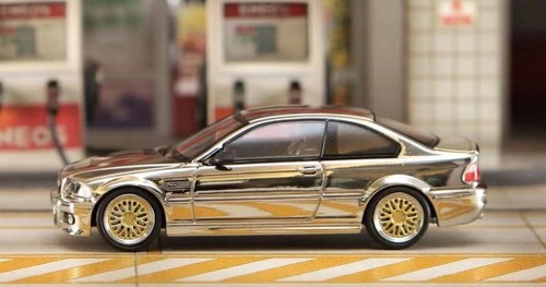Bmw with gold rims - m3,
