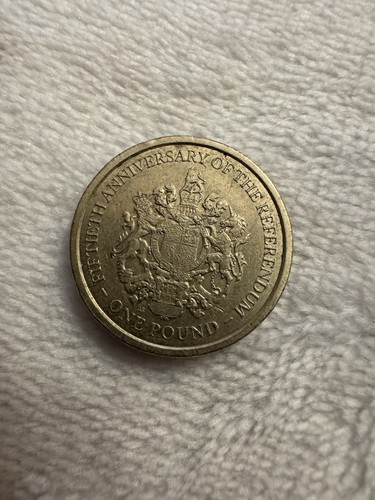 2017 gibraltar coin - £1, 50th