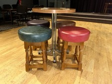 **NEW** LOW Pub Bar Stool(any Colour Top)