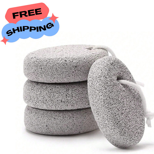 3pcs natural foot pumice - foot, stone