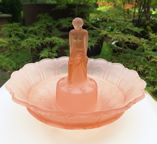 Art deco pink frosted - pink,
