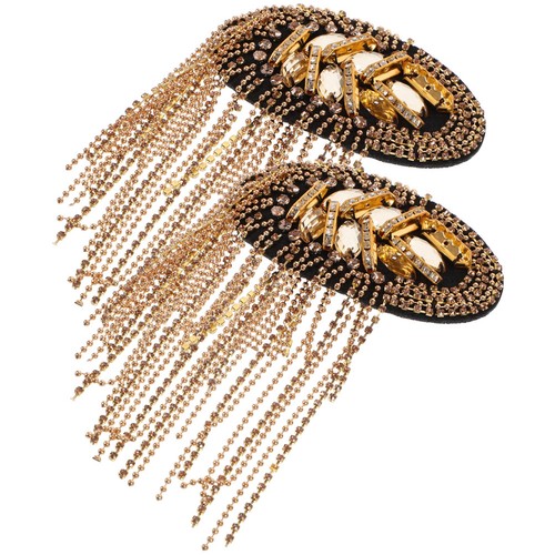 Golden epaulets shoulder board - golden,