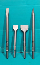 4pc Chisel Set Breaker Flat