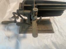 Antique Star  Cast Iron FLUTING Pleater CrimperW/ Brass Roller Machine - 1875