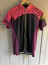 Louis Garneau Cycle Jersey River Run | Men's | Black/Burgundy/Pink | Large |