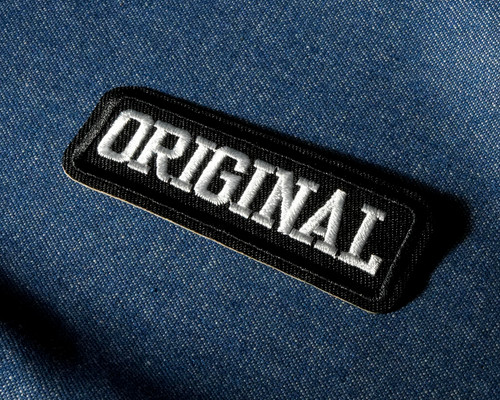Original iron patch 8 - iron-on, x