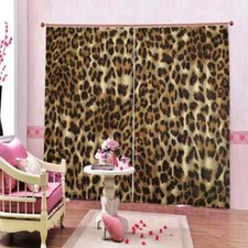 Dark Leopard Print Printing 3D