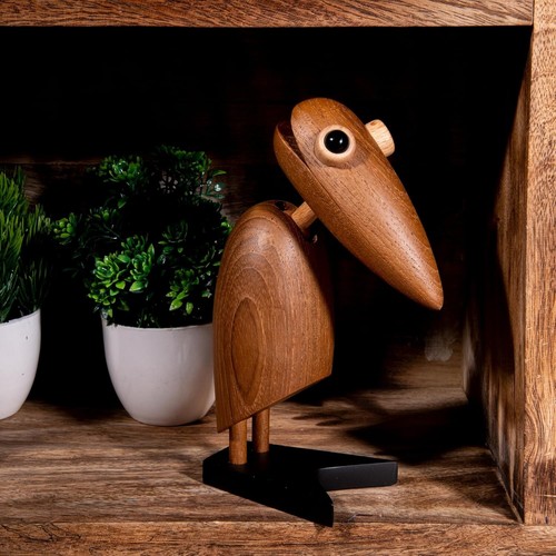 Wooden aesthetic dodo bird - wooden,