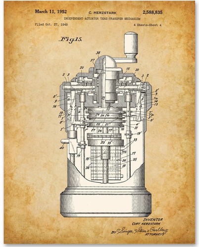 Curta calculator art print - calculator,