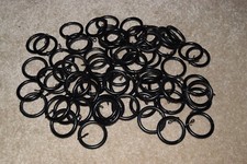 12 x Heavy Duty Black Metal Hanging Curtain Hooks