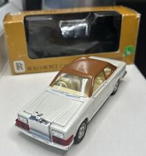 ASAHI TOYS ROLLS-ROYCE CAMARGUE PEARLESCENT WHITE & BROWN JAPAN No.2 BOXED 1:43