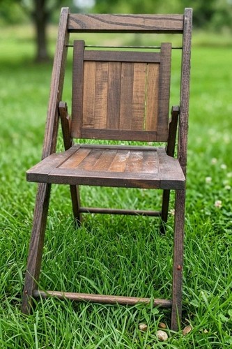 Vintage children dark wood - vintage,