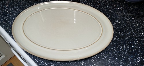 Denby linen large oval serving - large,