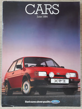 Ford Range Brochure 1984 - XR2  XR3i  XR4i  Cabriolet  Capri Injection