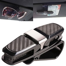 Car Sun Visor Glasses Sunglasses Card Ticket Organizer Holder Clip Accessories