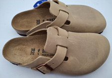 Birkenstock Tobacco Oiled Leather Boston Clogs - UK 5, EUR 38 Narrow