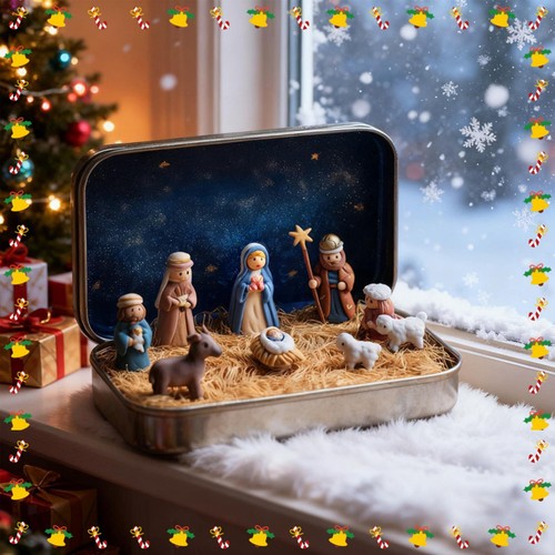 Christmas nativity scene - christmas,